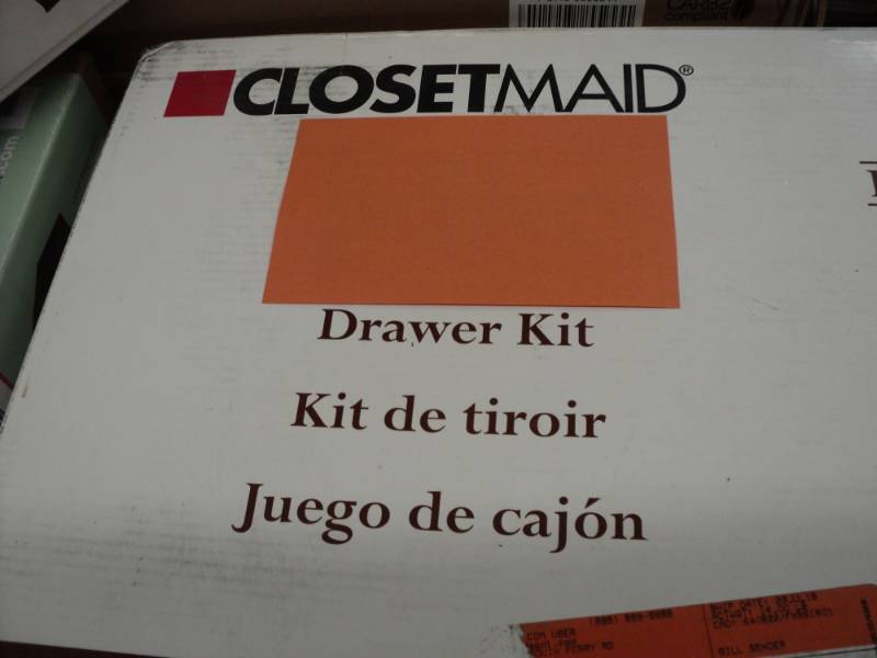 Set of 2 Closet Maid Dark Cherry dr...