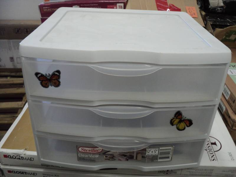 3 Drawer Plastic Organizer 12 x 12...