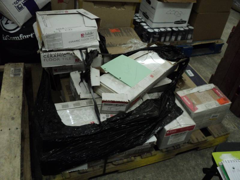 Pallet of misc. tile see all pictu...