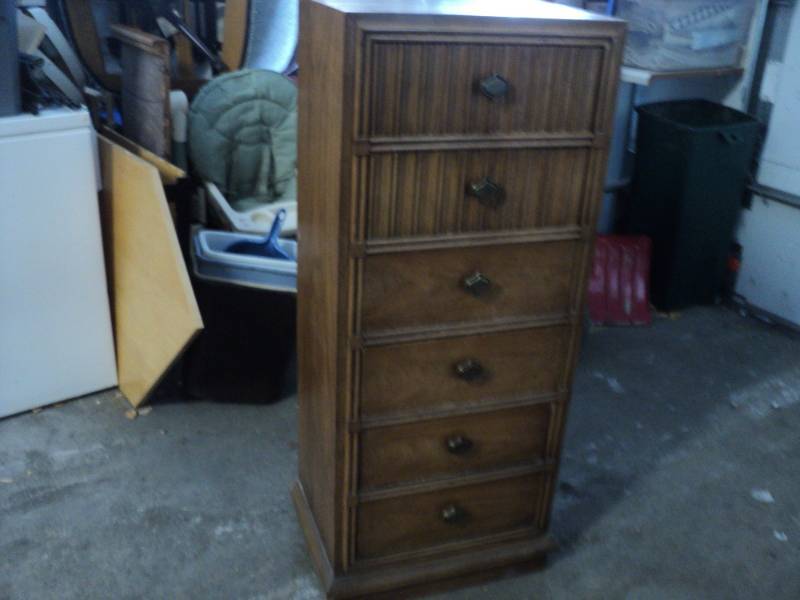 6 Drawers Wood Chest 20 x 14 x 49...