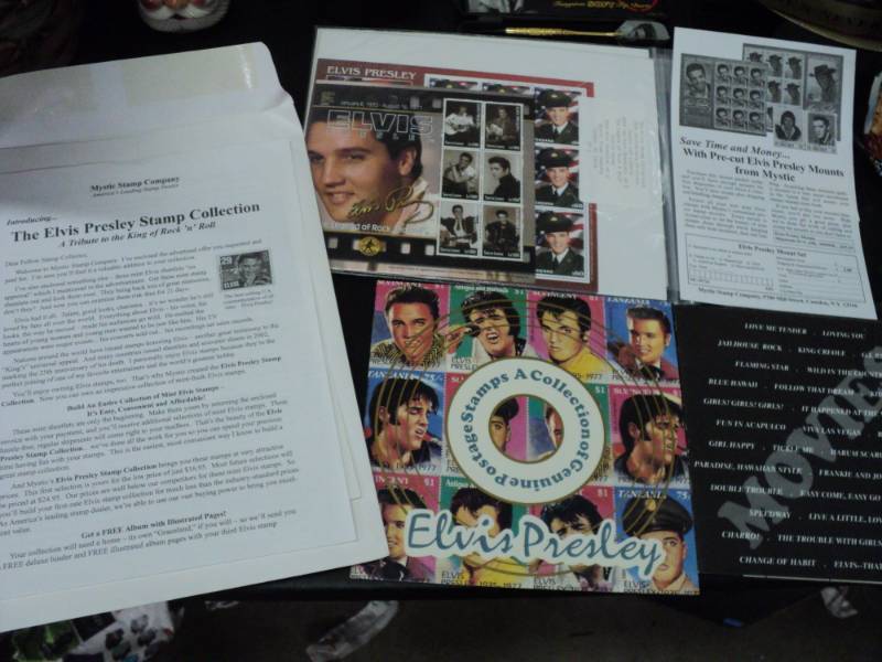 Elvis Stamp Collection...