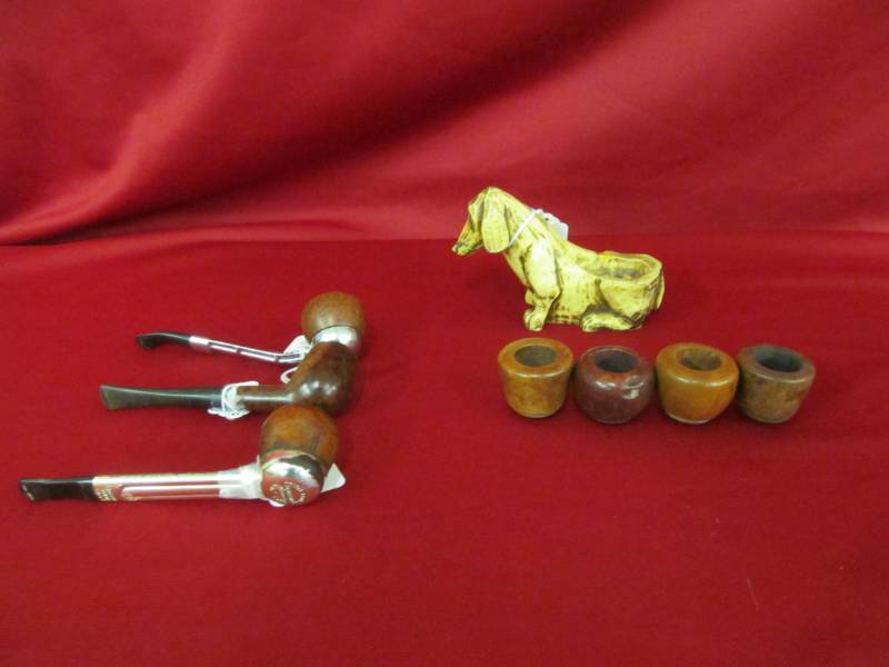 lot 37 image: vintage pipes