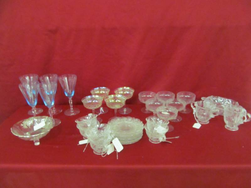 lot 43 image: Fostoria glassware