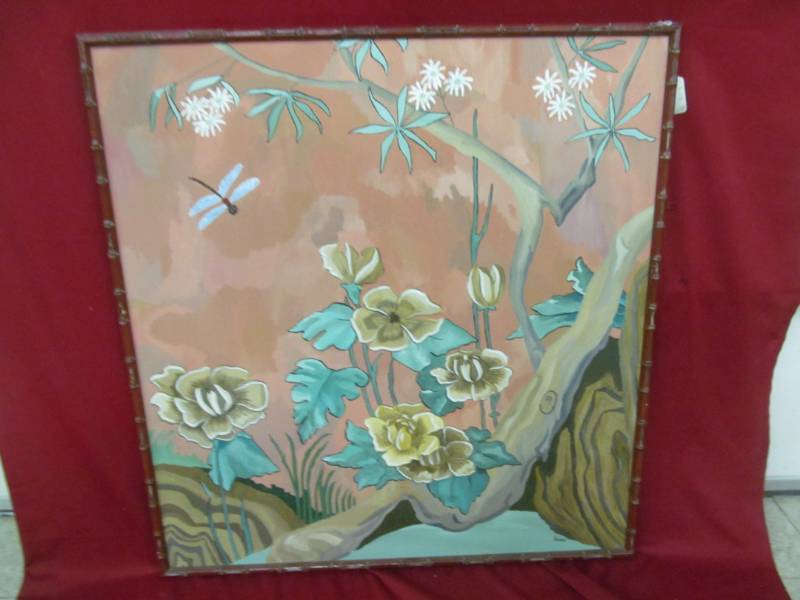 lot 80 image: oil on canvas picture
