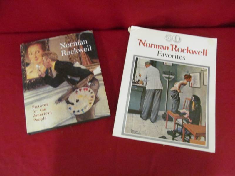lot 92 image: Norman Rockwell picture books