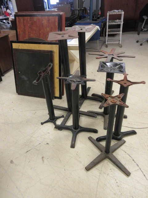 TABLE BASES AND TOPS