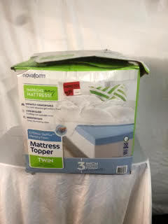 lot 7 image: Novaform Mattress Topper Evencor Gel Plus - Twin Size