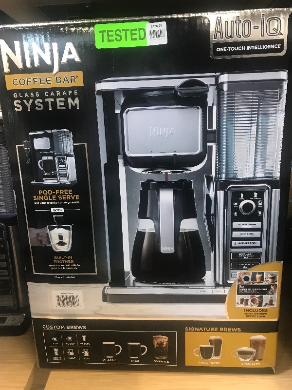 lot 20 image: NINJA COFFEE BAR GLASS CARAFE SYSTEM WITH AUTO-IQ