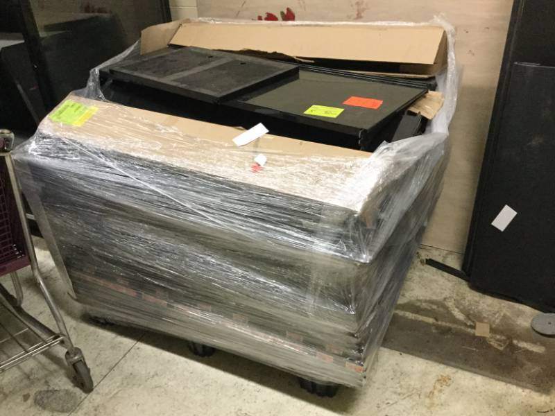 lot 5 image: Pallet of HillPhoenix Case Shelves
