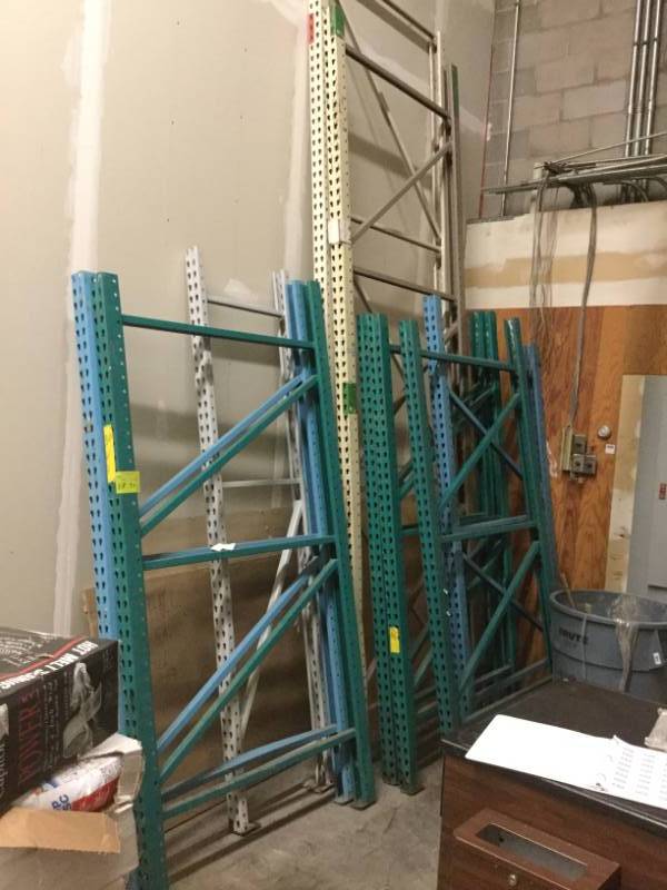 lot 88 image: Pallet Racking Uprights.