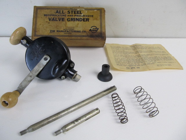 lot 24 image: Vintage VIM All Steel Valve Grinder - Like New in Box