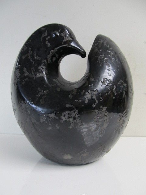 lot 28 image: Large Vintage Art Pottery Bird Sculpture