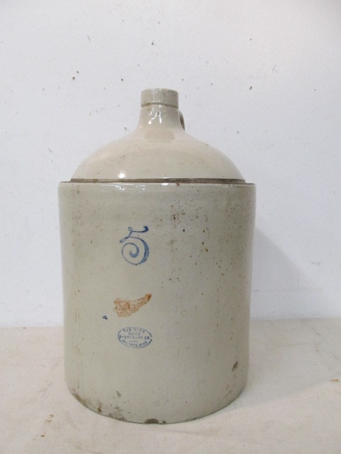 lot 34 image: Red Wing 5 Gallon Stoneware Jug
