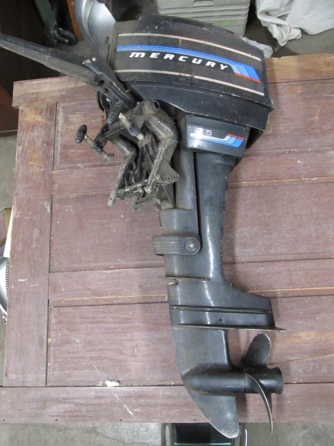 lot 46 image: Mercury 7.5hp Outboard Motor