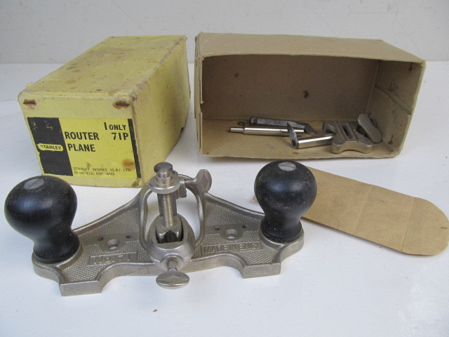 lot 7 image: Vintage STANLEY No. 71p Woodworking Router Plane