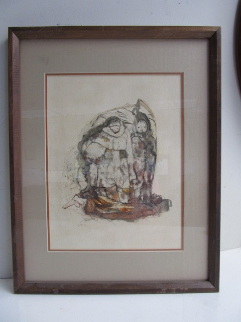 lot 87 image: Framned Signed CINA Original Painting