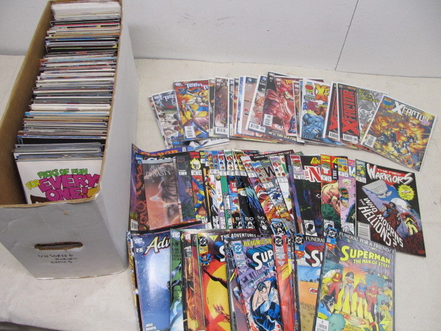 lot 114 image: Long Box of Approx 250 Assorted Comic Books #2