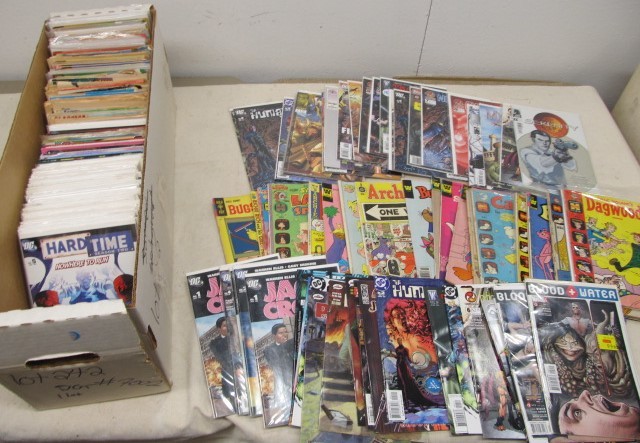lot 118 image: Long Box of Approx 200 Assorted Comic Books #6