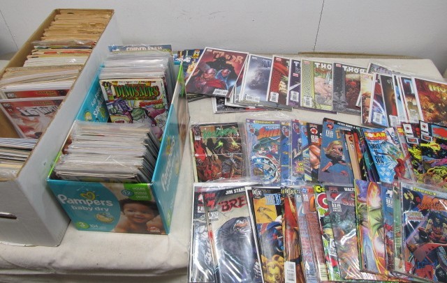 lot 119 image: 2 Boxes of Approx 350 Assorted Comic Books #7