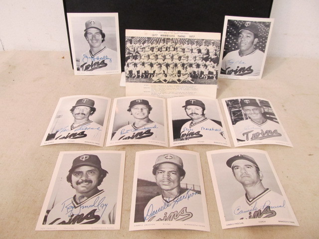 lot 105 image: Vintage 1970s MN TWINS Team Issued Photos