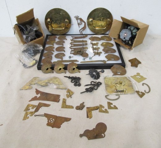 lot 109 image: Large Lot of Oriental & Southwestern Style Hardware