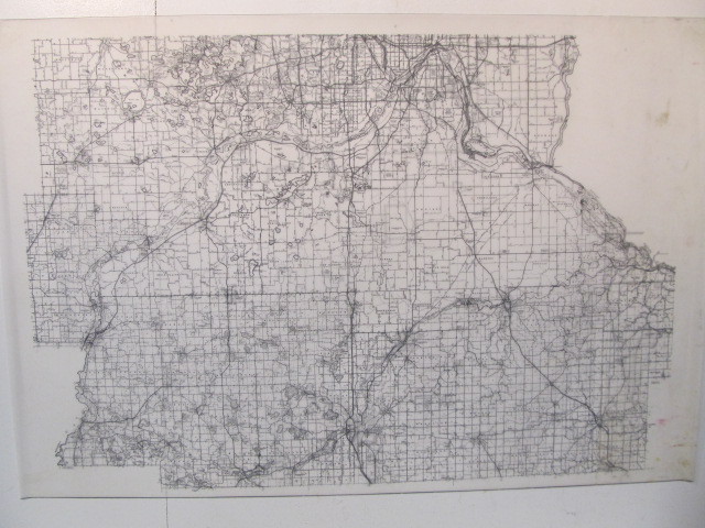lot 111 image: Large Rail Transportation Map