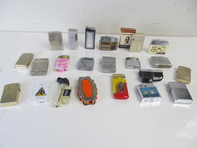 lot 155 image: Group of Vintage Cigarette Lighters