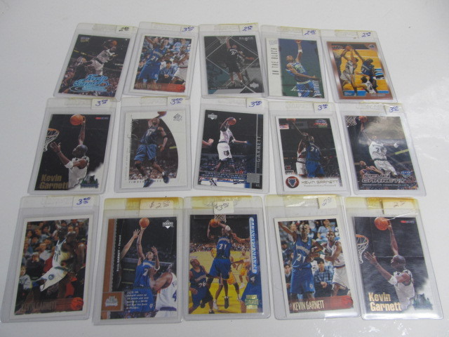 lot 166 image: Collection of KEVIN GARNETT Basketball Cards