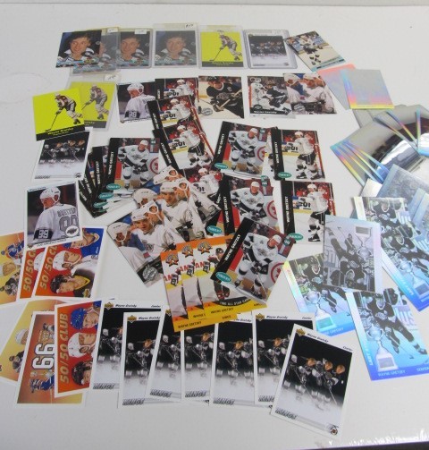 lot 168 image: Group of WAYNE GRETZKY Hockey Cards