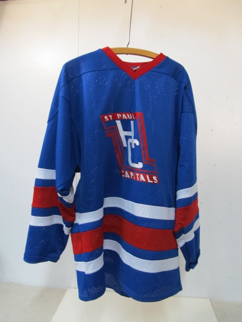 lot 138 image: Vintage SAINT PAUL Hockey Jersey - Size L
