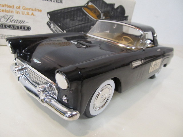 lot 149 image: Vintage 1956 Thunderbird Jim Beam Decanter wBox