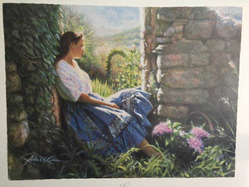 lot 338 image: Qty 100 THE GARDEN GATE Scenes From the South of France Prints by Robert Olson