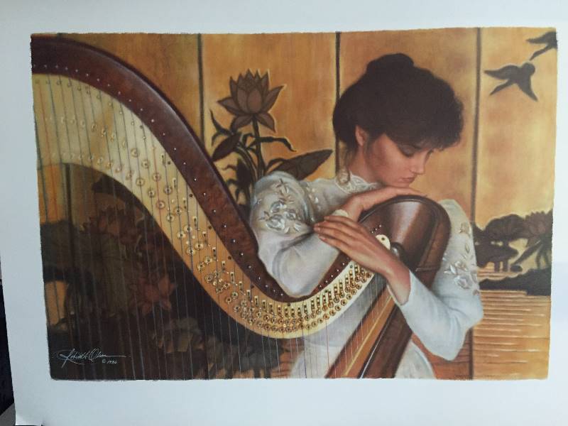 lot 344 image: Qty 75 AMBER REVERIE Prints by Robert Olson