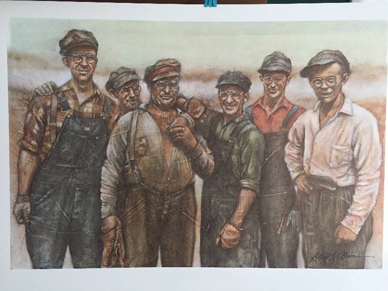 lot 362 image: Qty 100 MINERS Prints by Robert Olson