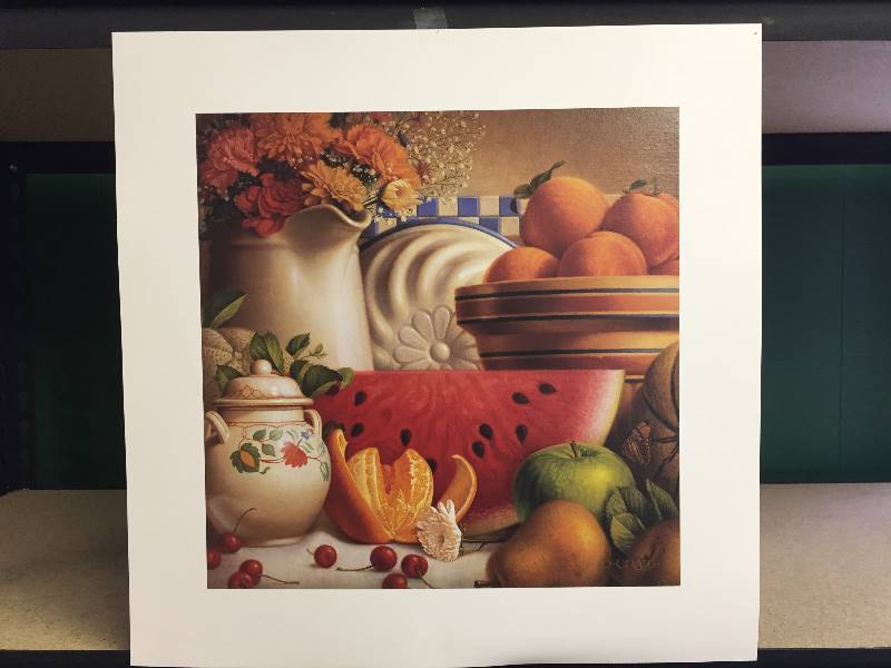lot 367 image: Qty 100 Country Fruits Prints by Dan Craig