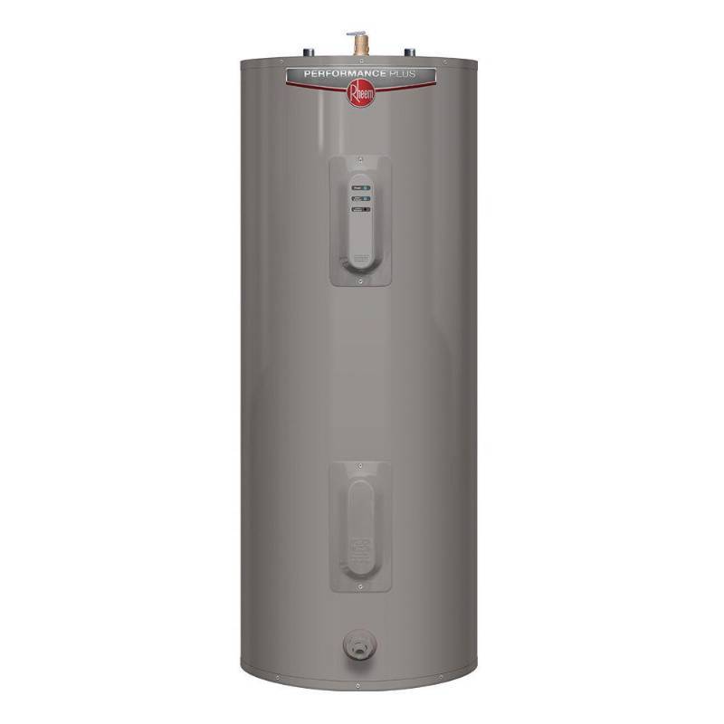 lot 160 image: Rheem Performance Plus 40 Gal. Medium 9 Year 45004500-Watt Elements Electric Tank Water Heater with LED Indicator, XE40M09EL45U1