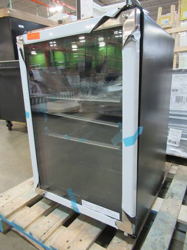 lot 51 image: Frigidaire 22 in. 138 (12 oz.) Can Cooler in Stainless Steel, FFBC4622QS