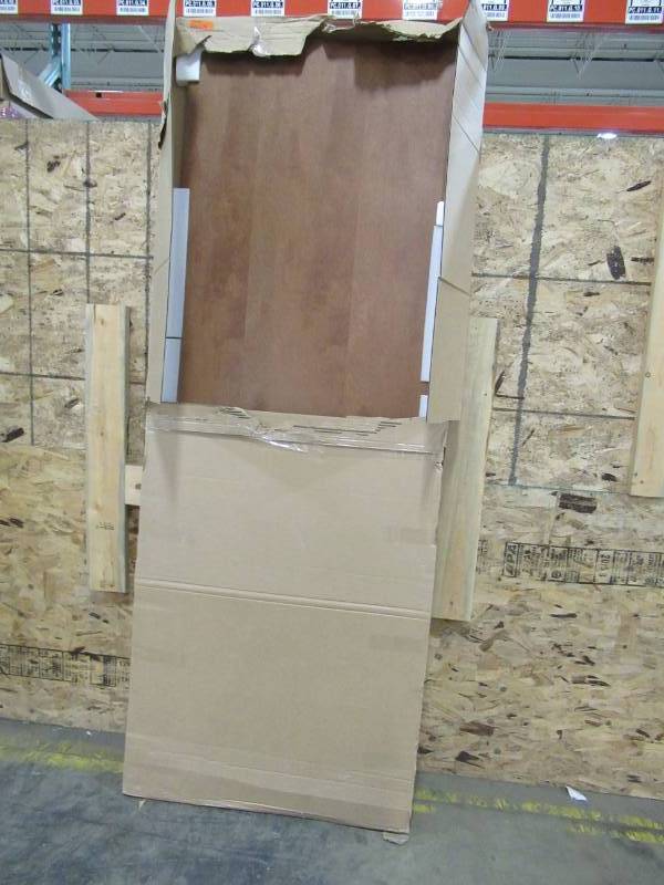 lot 56 image: 87 X 32 Finished Solid Wooden Panel.