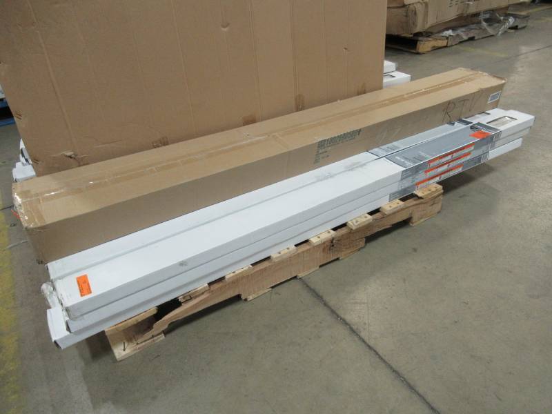 lot 82 image: PALLET OF ASSORTED MINI BLINDS, 72 X 64 WHITE & ALABASTER (CREAM), CORDED AND CORDLESS