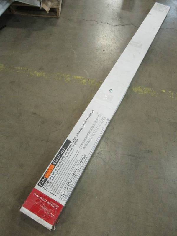 lot 130 image: Fahrenheat 96 in. 2,500-Watt Baseboard Heater F25408