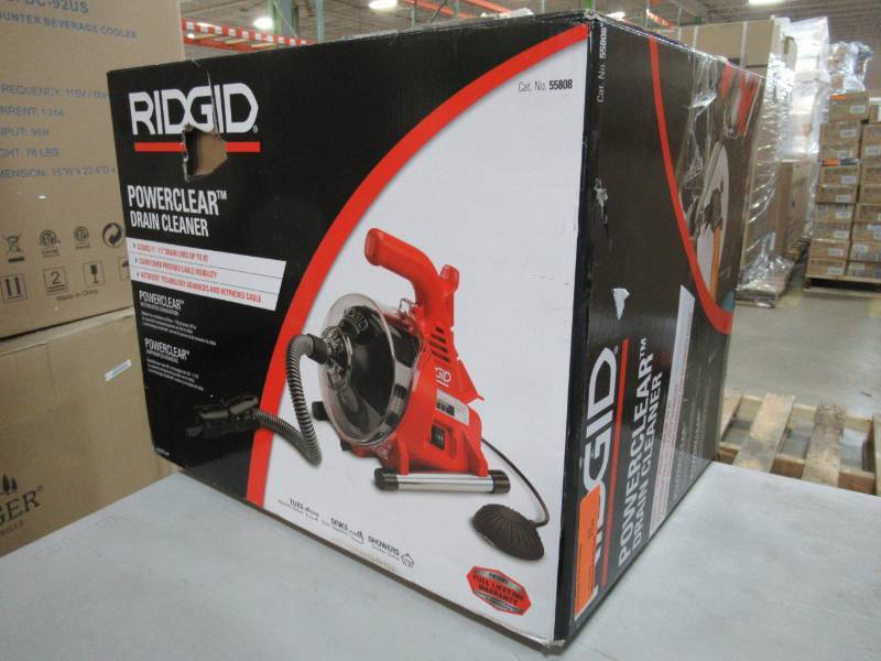 lot 148 image: RIDGID PowerClear Drain Cleaner, 55808
