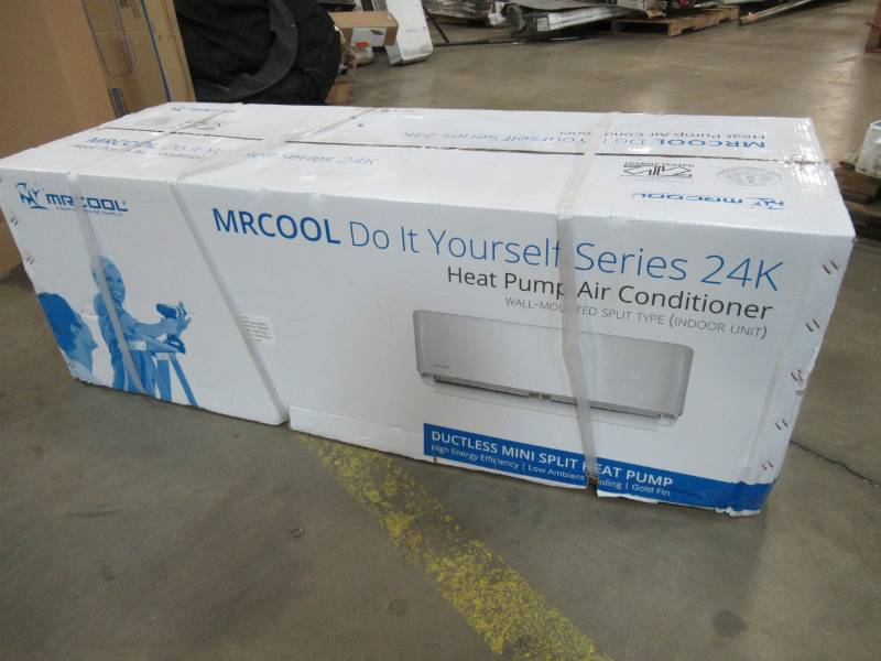 lot 156 image: MrCool 24k BTU MrCool Ductless Wall Mounted Air Handler, DIY-24-HP-WMAH-230A