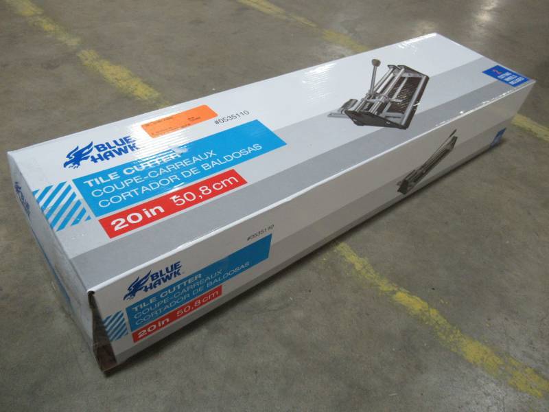 lot 175 image: Blue Hawk 20-in tile cutter, 55310