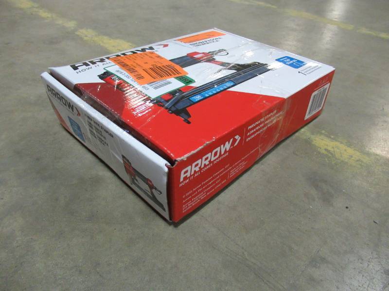 lot 180 image: Arrow Fastener Pneumatic Staple Gun, T50 Staples up to 916 in., PT50.