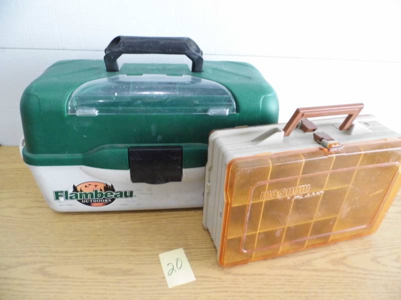 lot 20 image: Lot of 2 Tackleboxes