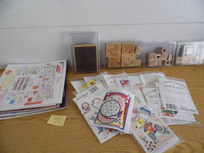 lot 53 image: Scrapbooking Items
