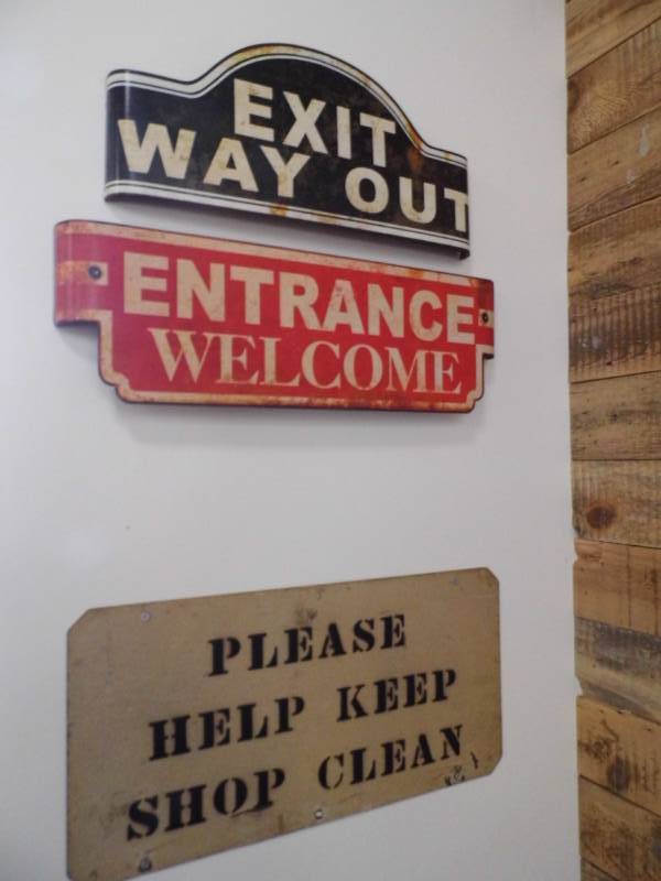 lot 69 image: Metal Signs