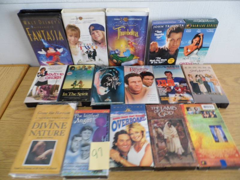 lot 97 image: VHS Tapes
