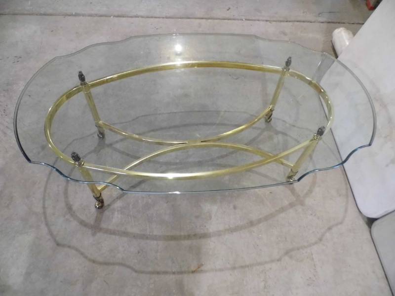 lot 145 image: Brass Coffee Table