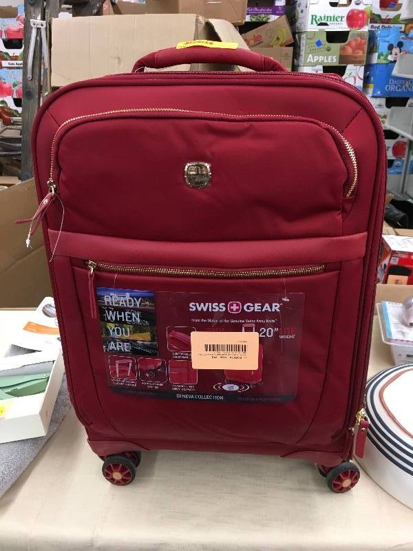 lot 202 image: Swiss Gear Carry On Luggage, Retail $71.99